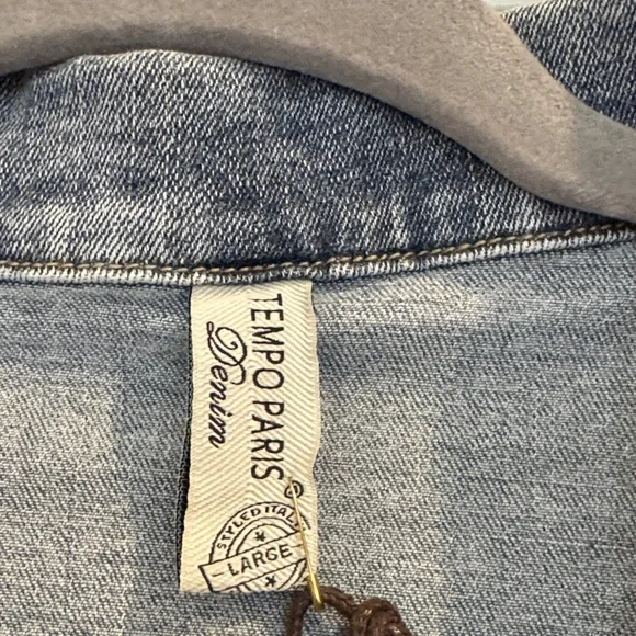 Tempo Paris Blue Jean Jacket - Picture 2 of 4